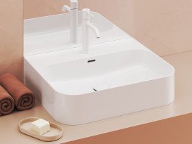 Раковина для ванної кімнати Ravak Ceramic Slim Wall R 55,3х45,2 см кераміка білий XJX01155000