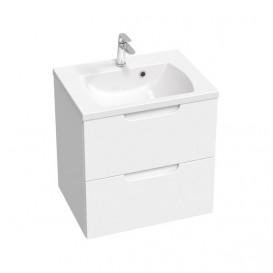 Раковина для ванной Ravak Classic II 60х45 см литьевой мрамор белый XJX01160003
