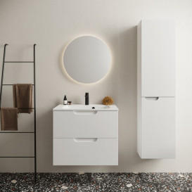 Раковина для ванной Ravak Classic Slim 70х45 см литой мрамор белый XJX01170001