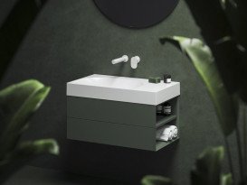 Раковина для ванної Ravak Lite 80х45 см R литий мармур білий XJXP1380001