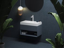 Раковина для ванної Ravak Lite S 80х45 см з отвором литий мармур білий XJX01280004