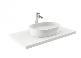 Раковина для ванной Ravak Moon 2 без перелива искусственный мрамор белая XJN01300002