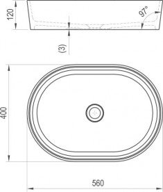 Раковина для ванной Ravak Moon 2 без перелива искусственный мрамор белая XJN01300002