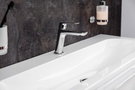 Раковина для ванної Ravak Ring 1000 с отвором штучний мармур біла XJK01110000