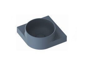 Раковина для ванной Ravak Yard 280 C 28х28 см угловая керамика Deepsea Blue XJX07228000