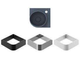 Раковина для ванной Ravak Yard 280 C 28х28 см угловая керамика Deepsea Blue XJX07228000