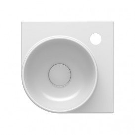 Раковина для ванної кімнати Ravak Yard 280 C 28х28 см кутова кераміка білий XJX01228000