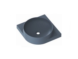 Раковина для ванної кімнати Ravak Yard 450 C 45х45 см кутова кераміка Deepsea Blue XJX07045000