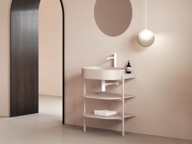 Раковина для ванной Ravak Yard 600 60,5х50 см керамика Alabaster Pink XJX0G260000