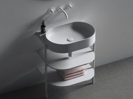 Раковина для ванной Ravak Yard 600 60,5х50 см керамика белый матовый XJX0E060000