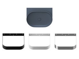 Раковина для ванної кімнати Ravak Yard 600 60,5х50 см кераміка Deepsea Blue XJX07060000