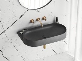 Раковина для ванной Ravak Yard 800 80,5х50 см керамика антрацит XJX03080000