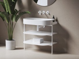 Раковина для ванной Ravak Yard 800 80,5х50 см керамика белый матовый XJX0E080000