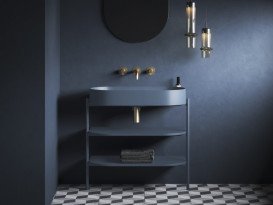 Раковина для ванной Ravak Yard 800 80,5х50 см керамика Deepsea Blue XJX07080000