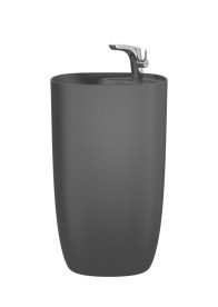 Раковина для ванної Roca Beyond 50х45 см Fineceramic® онікс A3270B0640