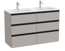 Раковина для ванной Roca Gap 119х46 см двойная сантехническая керамика белый A3279A0000