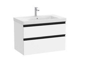 Раковина для ванной Roca Gap 80х46 см сантехническая керамика белый A3270M0004