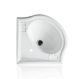 Раковина для ванной Simas Arcade подвесная/накладная 57,5х53 см фаянс белый AR 884