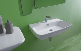 Раковина для ванної Simas Baden Baden накладна/підвісна 80х45 см фаянс білий BB 12