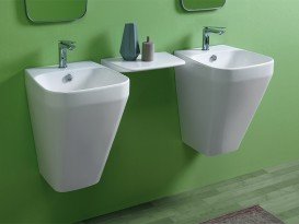 Раковина для ванной Simas Baden Baden подвесная 40х45 см фаянс белый BB 13/F 87