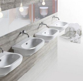 Раковина для ванної Simas E-Line підвісна 65х48 см фаянс білий EL 10