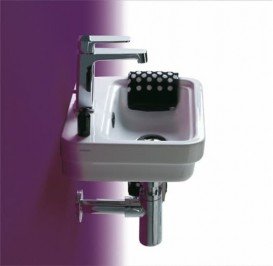 Раковина для ванной Simas Evolution подвесная 34х31 см фаянс белый EVO14