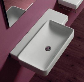 Раковина для ванної Simas Flow підвісна 88,5х50 см фаянс білий FL 02