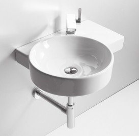 Раковина для ванной Simas Flow подвесная 63,5х49,5 см фаянс белый FL 04