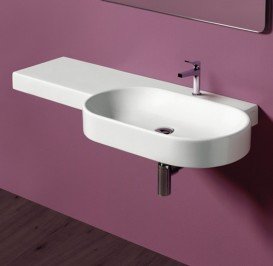 Раковина для ванной Simas Flow подвесная 115х50 см фаянс белый FL 22