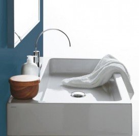 Раковина для ванної Simas Frozen накладна 121х50,5 см фаянс білий U 120