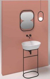 Раковина для ванної Simas Wave 60х42 см фаянс білий WA 02