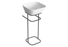 Раковина для ванної Simas Wave накладна 42х42 см фаянс білий WA 03