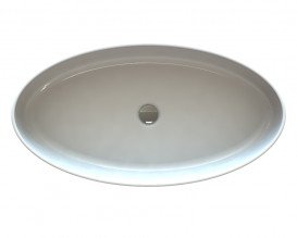 Раковина для ванной Snail Фараон 80х42 см литьевой мрамор белый 169