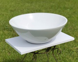 Раковина для ванной Snail Камелия Ø42,5 см литьевой мрамор белый 147