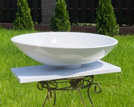 Раковина для ванной Snail Лотос 50,8х40,5 см литьевой мрамор белый 173