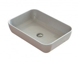 Раковина для ванной Snail Тифани 54х38 см литьевой мрамор белый 176