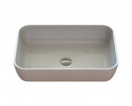 Раковина для ванной Snail Тифани 54х38 см литьевой мрамор белый 176