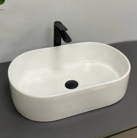 Раковина для ванної кімнати VBI Alano 55,5×34,5 см кераміка білий VBI-012615