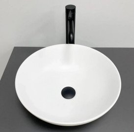 Раковина для ванной VBI Amalfi ⌀39,5 см керамика белый матовый VBI-013400