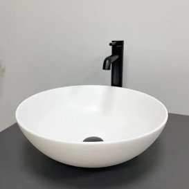 Раковина для ванной VBI Amalfi ⌀39,5 см керамика белый матовый VBI-013400