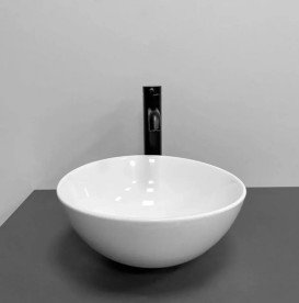 Раковина для ванной VBI Amalfi S ⌀32,5 см керамика белый VBI-013404