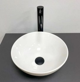 Раковина для ванной VBI Amalfi S ⌀32,5 см керамика белый VBI-013404