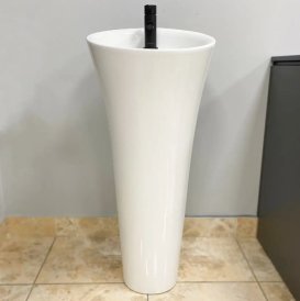 Раковина для ванної кімнати VBI ANDORA 42,5x42,5 см підлогова кераміка білий VBI-019011