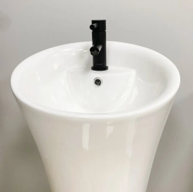 Раковина для ванної кімнати VBI ANDORA 42,5x42,5 см підлогова кераміка білий VBI-019011