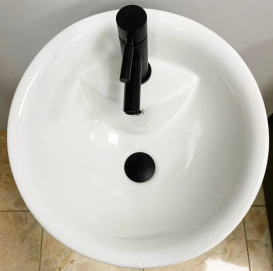 Раковина для ванної кімнати VBI ANDORA 42,5x42,5 см підлогова кераміка білий VBI-019011