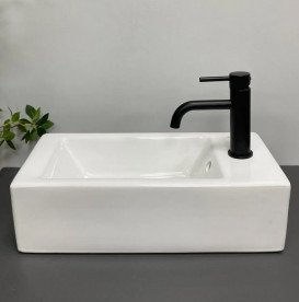 Раковина для ванной VBI Anzi L 50×25,5 см керамика белый VBI-015619