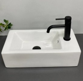 Раковина для ванной VBI Anzi L 50×25,5 см керамика белый VBI-015619