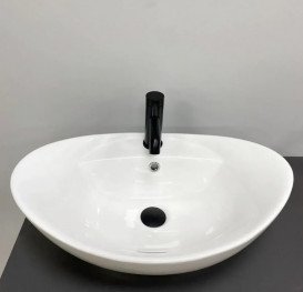 Раковина для ванної VBI Arona 59,5х40 см кераміка білий VBI-012620