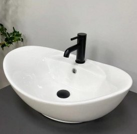 Раковина для ванної VBI Arona 59,5х40 см кераміка білий VBI-012620