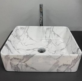 Раковина для ванной VBI Asti M 47х37 см керамика calcatta VBI-013004